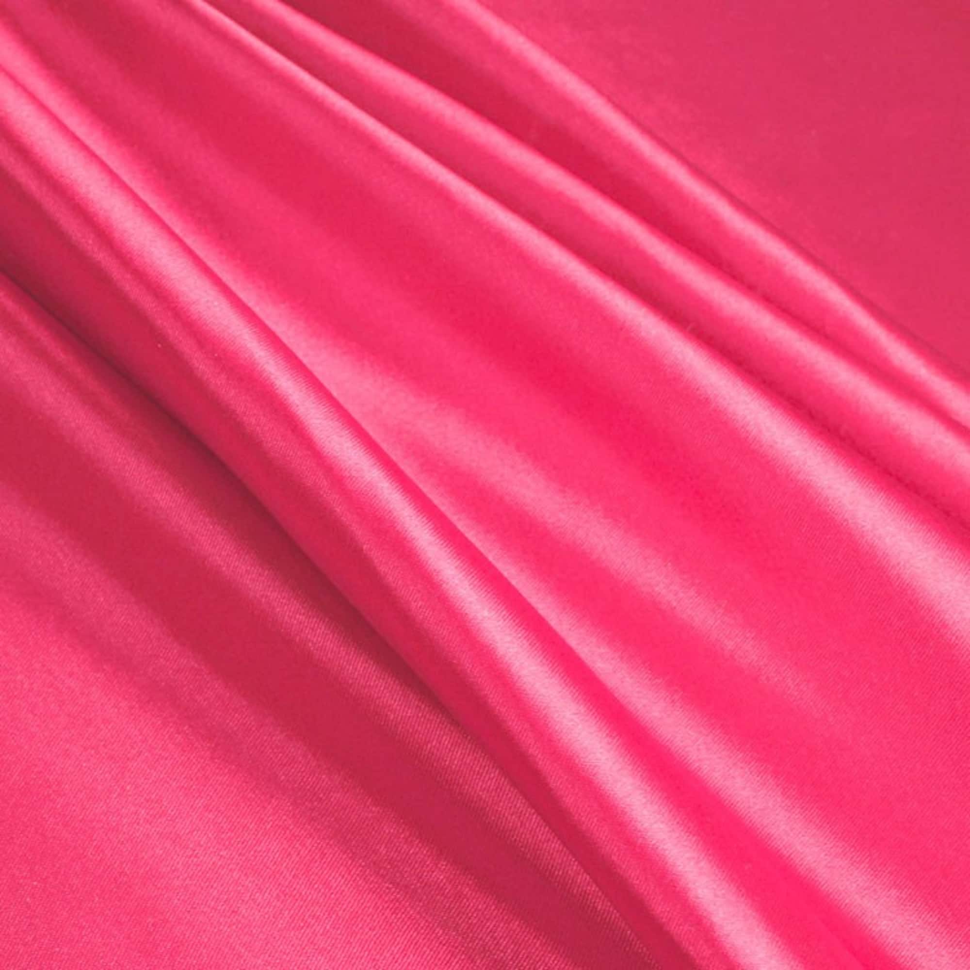 Hot Pink Stretch Charmeuse